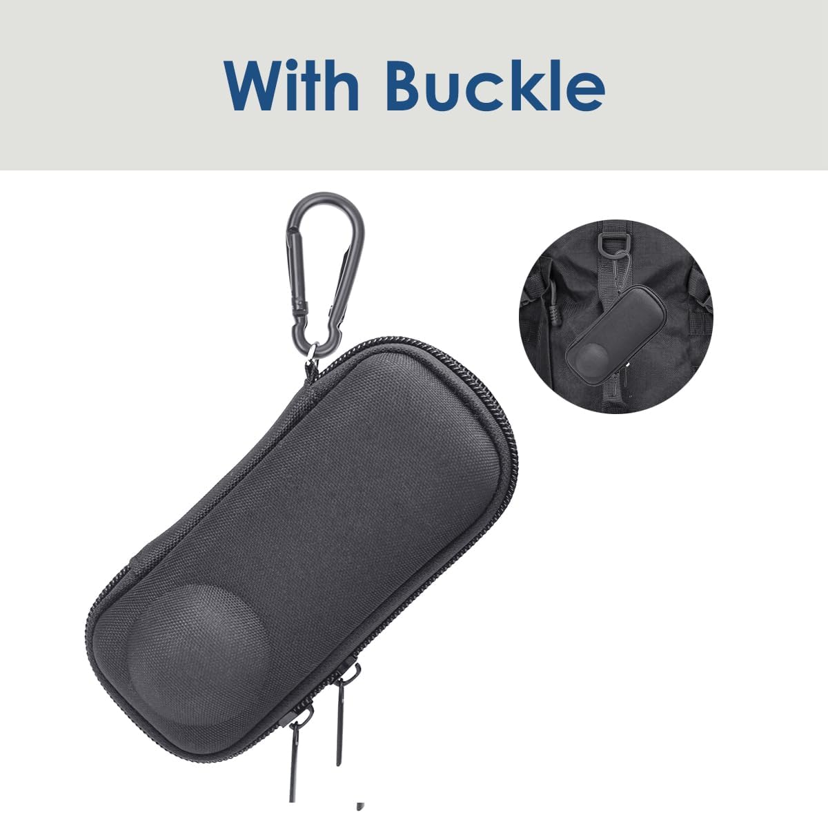 Portable Case for Insta360 X4, Small Size, Hard Shell,with Lanyard, Fits the Camera with Lens Guards, Good Protection