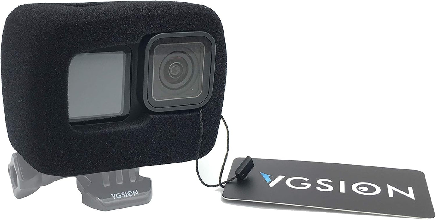 Wind Muff for GoPro Hero 13/12/11/10/9 Black - Foam Microphone Cover for Wind Noise Reduction, Clear Audio Recording Accessory (Fits Hero 13/12/11/10/9)