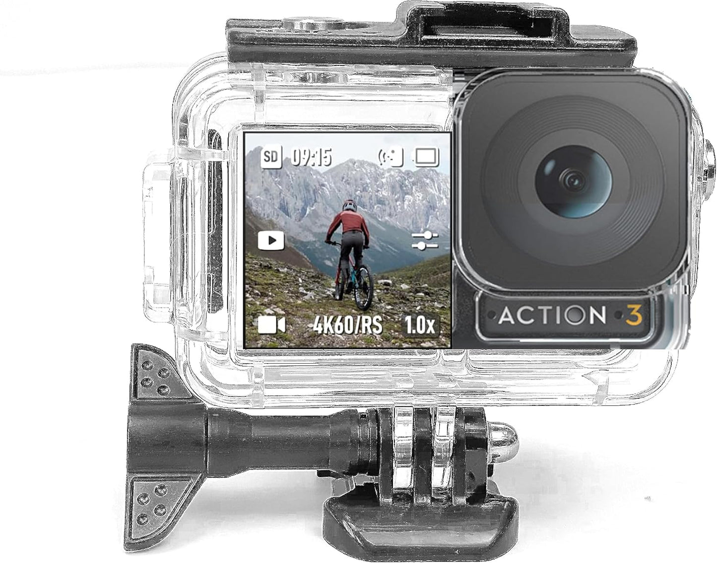 Fotoleey Dive Case & Floating Hand Grip for DJI Osmo Action 5, Action 4 & Action 3 - Waterproof Protection & Enhanced Stability for Underwater Adventures