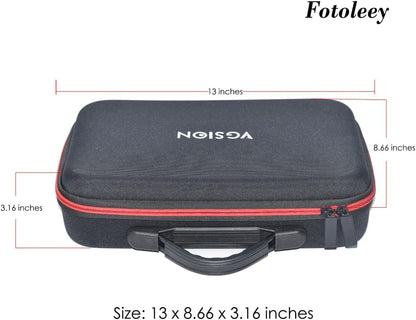 Fotoleey Travel Hard Case for Insta360 X5 -Hard Shell, Water-Resistant with EVA Foam Protection, Fits Utility Fast Charge Case, Frame and 3 Meters Stick