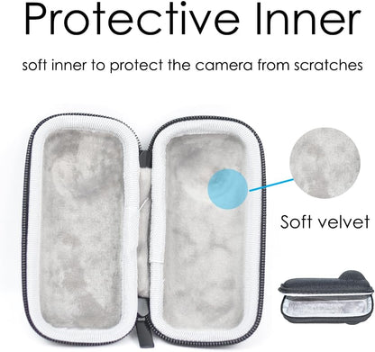 Portable Case for Insta360 X4, Small Size, Hard Shell,with Lanyard, Fits the Camera with Lens Guards, Good Protection